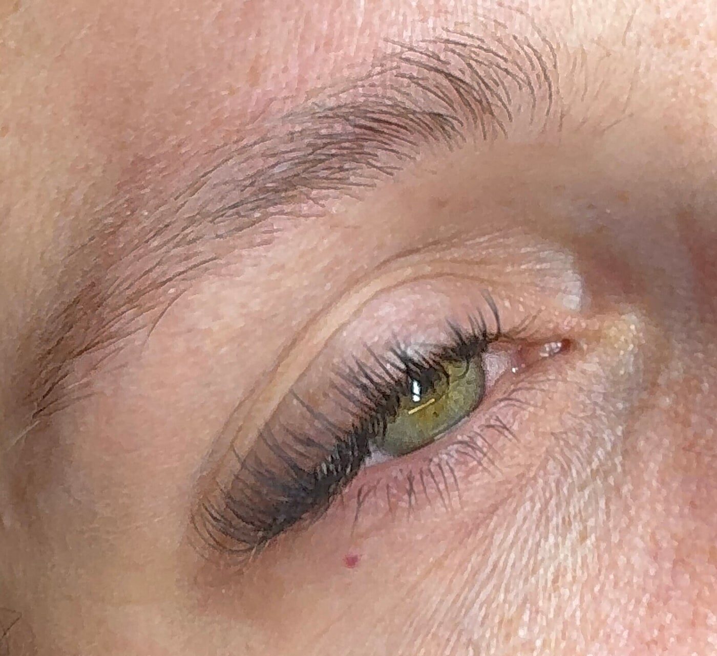 Wimpern 1:1 Technik Ergebnis